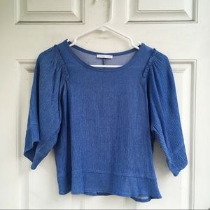 Zara Blouse w/ Ruffle Detail